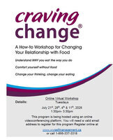 Craving Change®- ONLINE WORKSHOP-- July 21, 2026